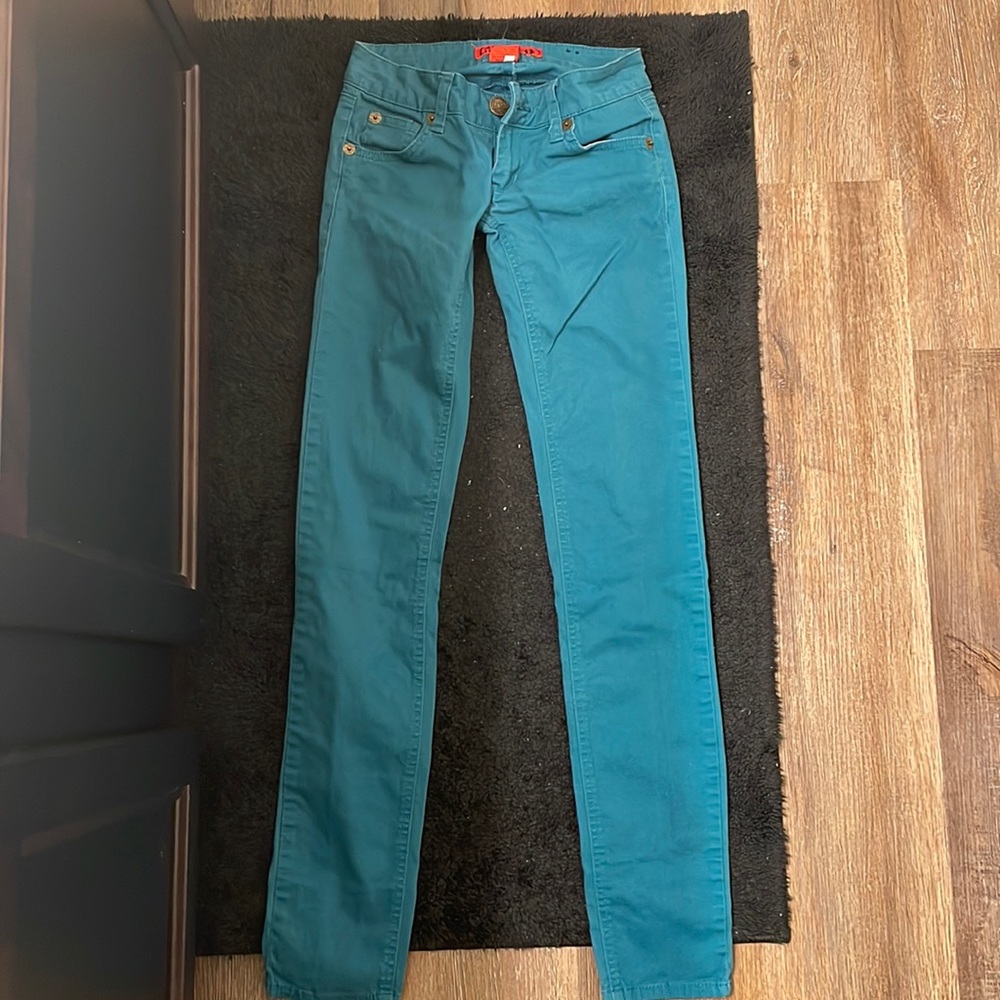 Zanadi Blue Low Rise Jeans/Pants Size 0